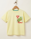 Light Yellow Kiwi Printed T-shirt