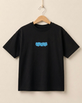 Black Oversized Printed T-Shirt