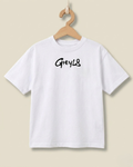 White Over Size Printed T-shirt