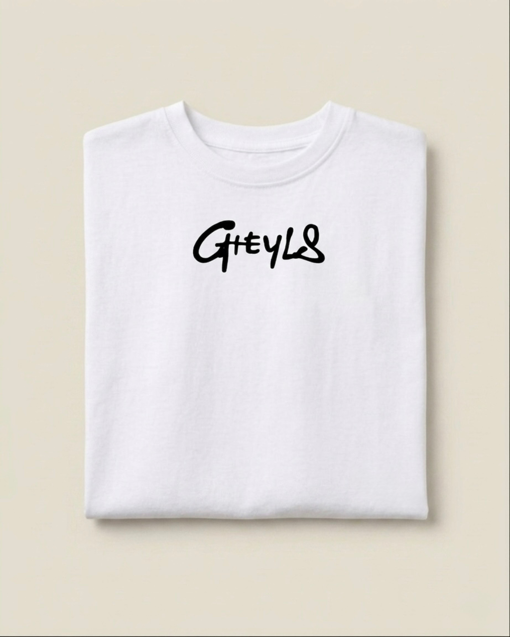 White Over Size Printed T-shirt